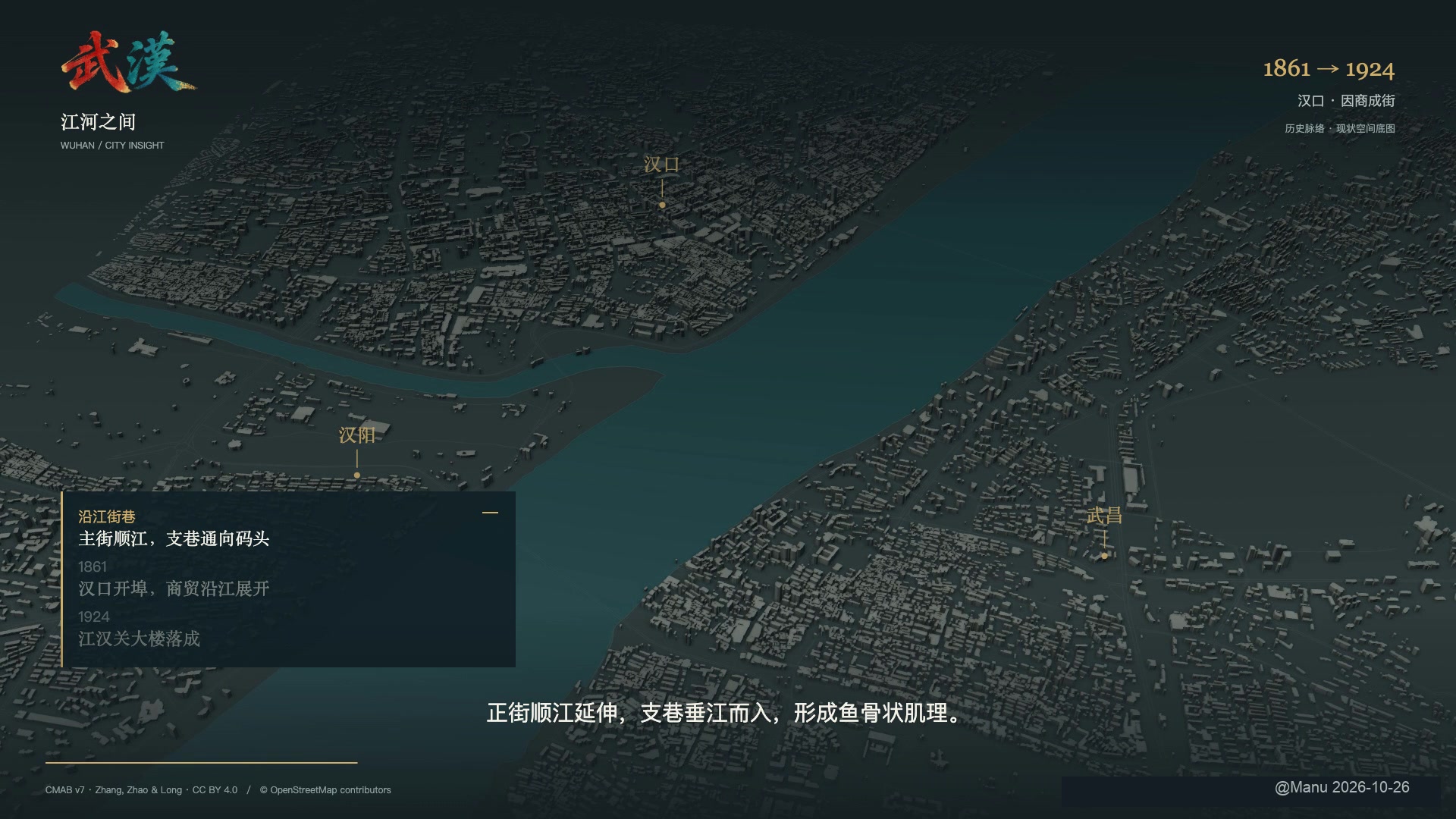 修改后可见三镇与两江交汇